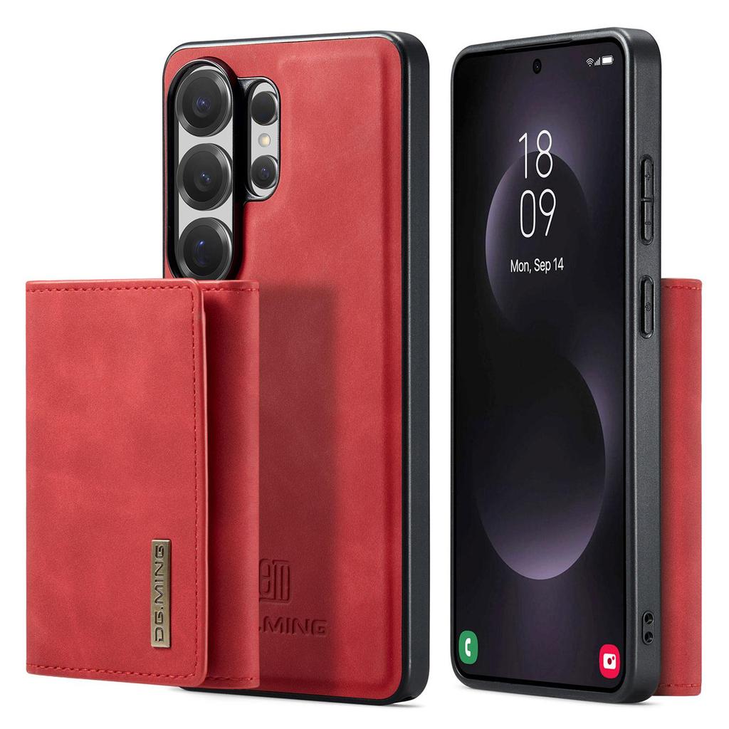 DG.MING-M1 Luxury 2-in-1 Removable Magnetic Flip Premium PU Leather Case Wallet Card Holder Back Cover For Cell Phones
