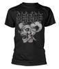 Deicide Schädel Hörner Schwarzes T-Shirt OFFIZIELL