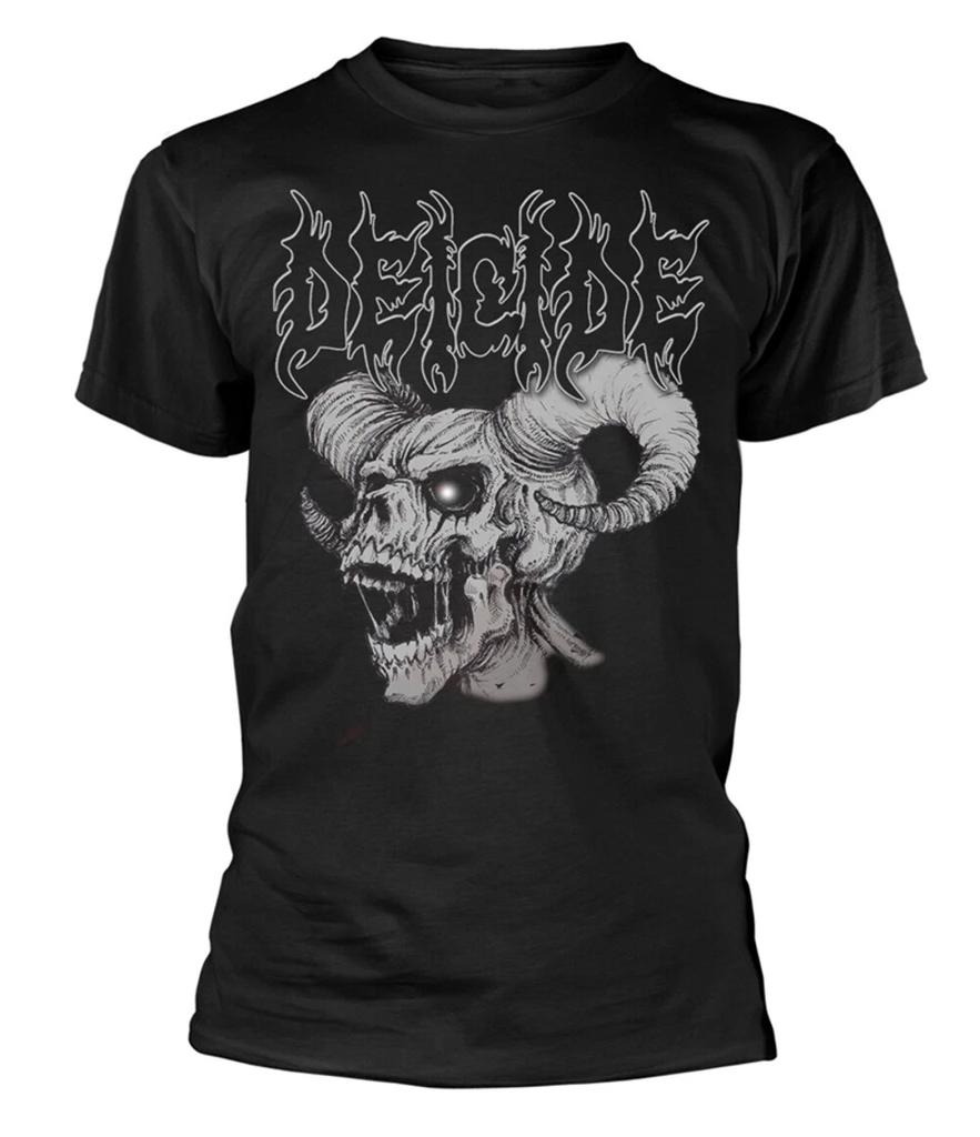 Deicide Skull Horns Black T-Shirt OFFICIAL