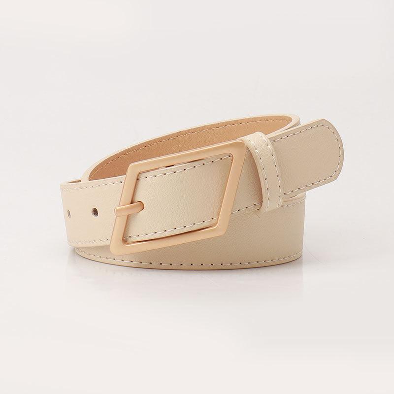 Belt Women'S Personality Alloy Pin Buckle Women'S Belt Simple Premium Belt