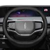 For Lincoln Z MKZ MKT MKC MKX MKS Navigator Aviator Nautilus Corsair Continental Leather Breathable Car Steering Wheel Cover