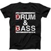Drum & Bass Rom & Fani Ass Glumă Zicere Cadou Muzical Amuzant Tricou Negru 386 Tricou Unisex
