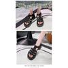 Thick Bottom Sandals Women Comfortable Muffin Hollow Out Woven Shoes