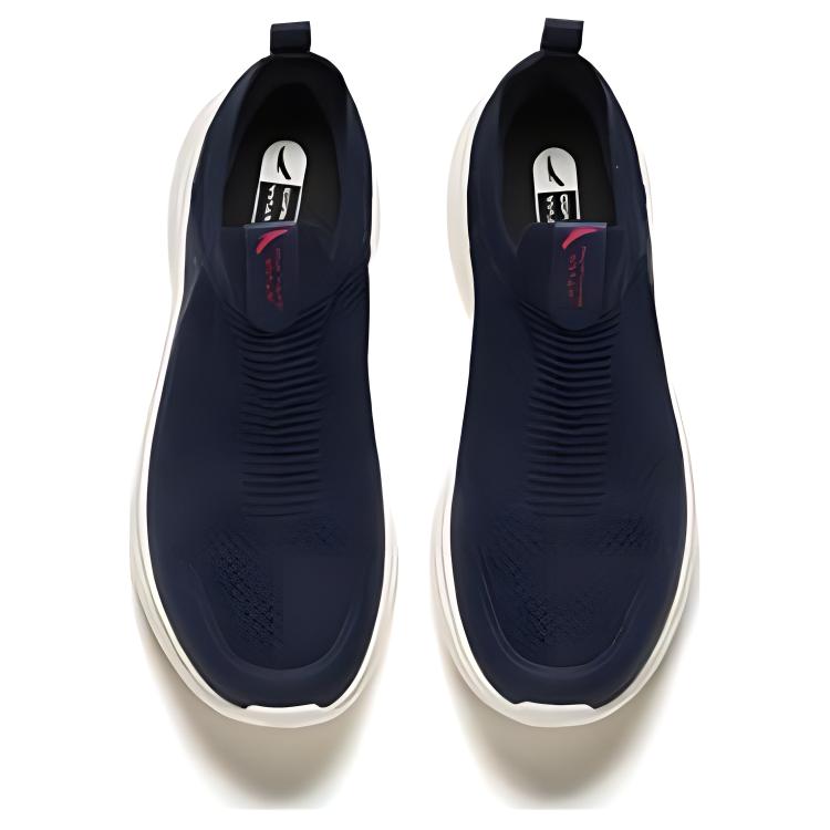 Anta Training Series Shock Absorbing Wear Resistant Breathable Lightweight Low Top Training Shoes Men Sneakers Dark-Blue 112427701-4