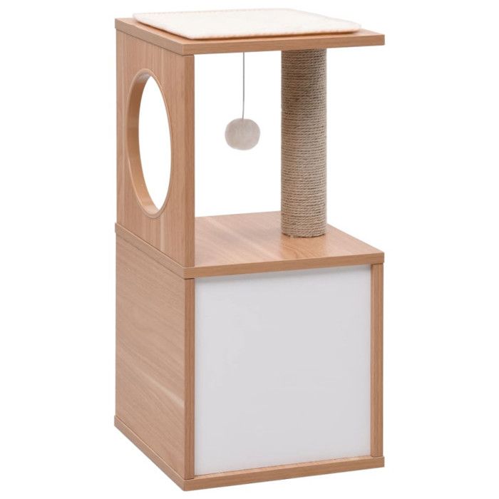 VidaXL Arbre à chat avec tapis à gratter en sisal 60 cm