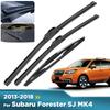 For Subaru Forester SJ MK4 2013-2018 2014 2015 Wiper Front & Rear Wiper Blades Windshield Windscreen Window Brushes 26"+17"+14