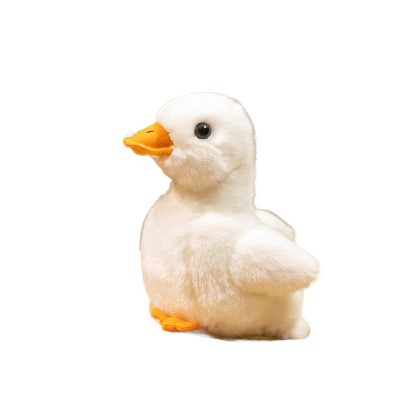 Adorable Realistic White Duck Plush Toy for Kids - Comforting Cloth Doll & Perfect Birthday Gift
