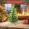 Pointed Christmas Tree Ornaments Christmas Scene Arrangement