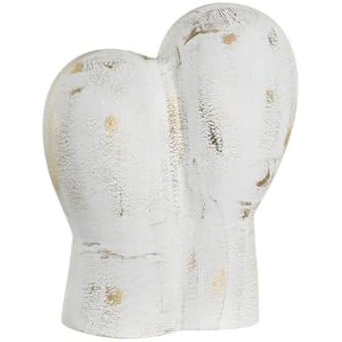 Figurine Décorative - DKD HOME DECOR - Aluminium Blanc - 23 X 10 X 30 Cm - Intérieur - Mixte