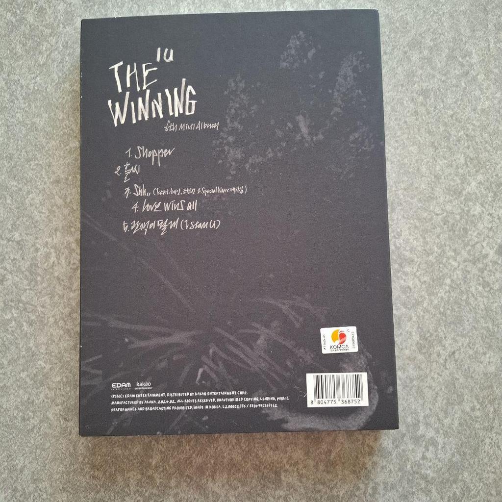 [USED] Used IU THE WINNING Mini Album