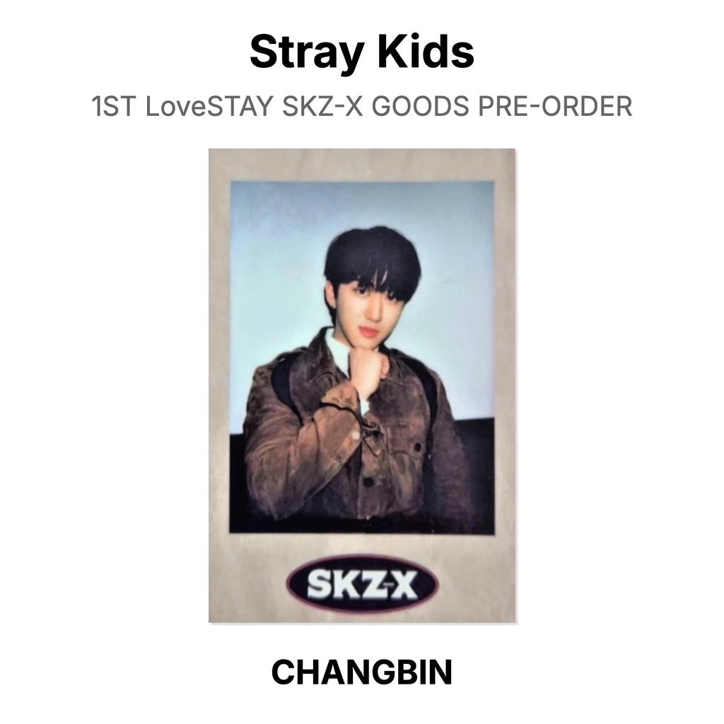 Stray Kids 1ST LoveSTAY SKZ-X GOODS PRE-ORDER Official Photocard