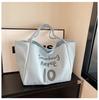 New shoulder bag tote bag large capacity shopping bag lazy style letter armpit bag