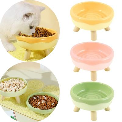 Pet Cat Bowls Food Water Bowl for Cats Dogs Raised Pet Feeder Bowls Feeding Dishes Cat Supplies