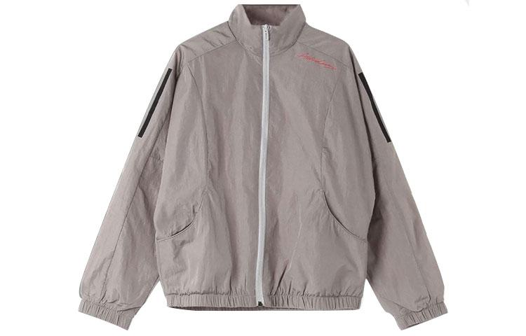 adidas Women ss Side Stripe Casual Sport Jacket Gray HF0000 S
