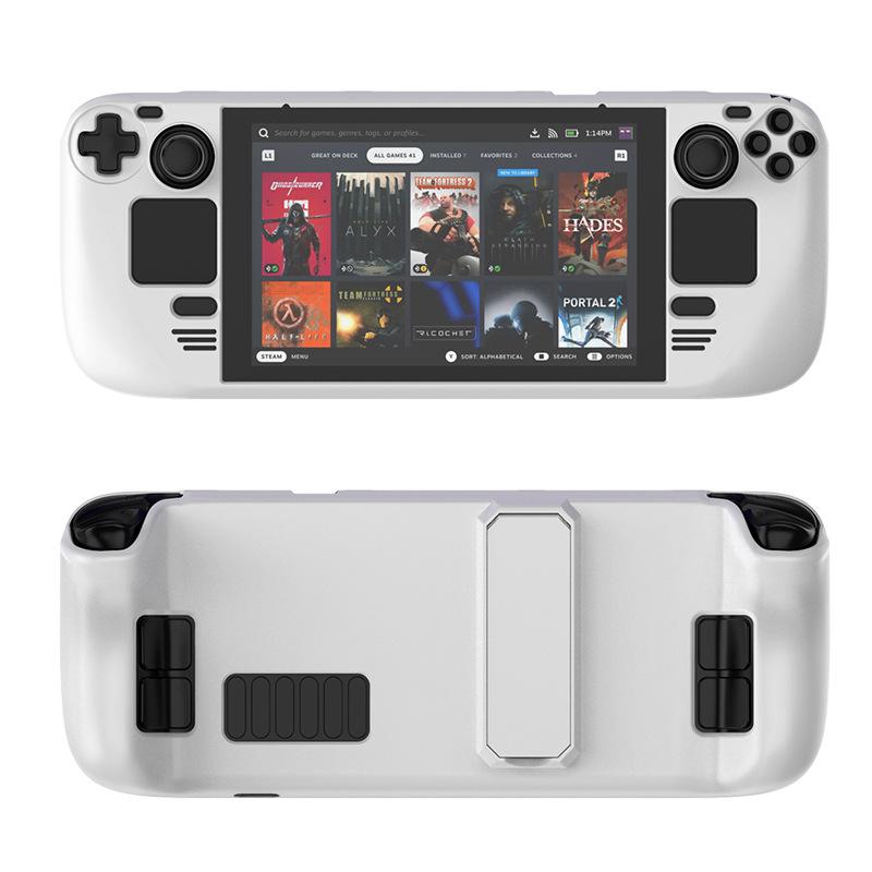 Suitable For Steam Deck Skin-Friendly Feel For Steam Deck Oled Colorful PC Protective Case With Stand Game Console Accessories