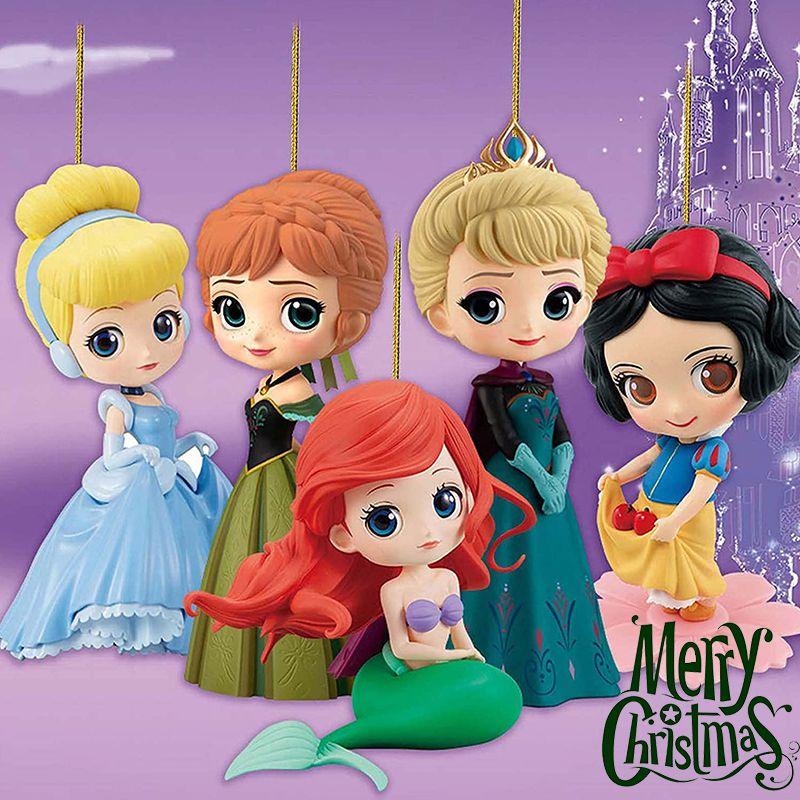 Pendentifs Ornements Scintillants Disney Princess pour Sapin de Noël
