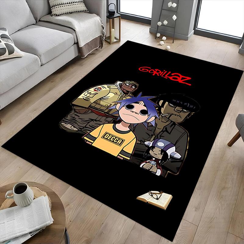 1pc gorillaz decca Carpet, Office Rug Outdoor Mat Home Decor Area Carpet Festival
