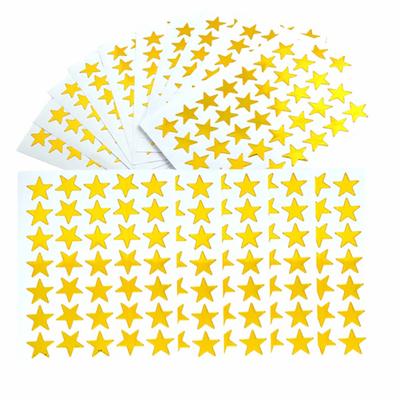 350Pcs Children Lovely Five-pointed Star Stickers Self-adhesive Labels Decor