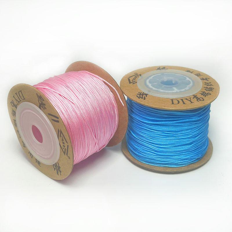No. 71.5 Jade Thread 0.6mm Woven Hand-Woven Line No. 73 Beaded Wire Red Rope Bracelet Braiding Thread Abrasion Resistant Jewelry Thread