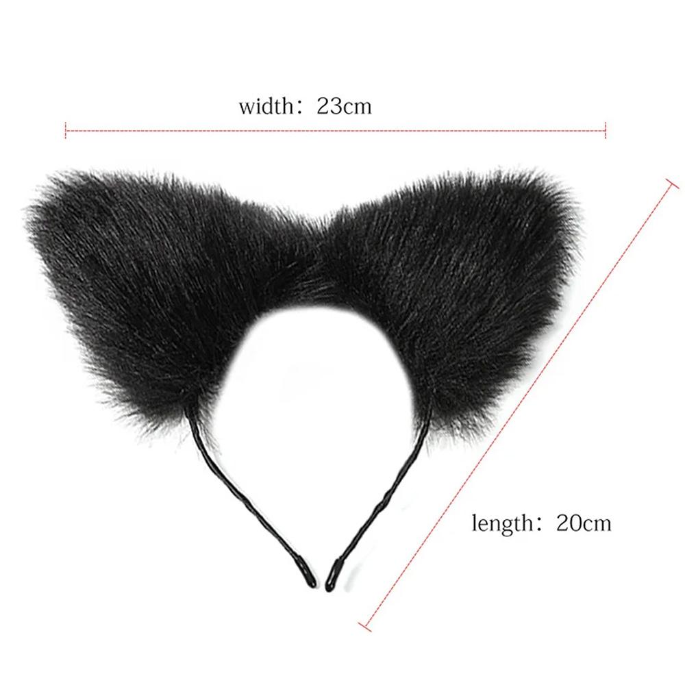 Fox Tail Dámský anální kolík, Cat Tail, Fox Tail, Erotika, Měkká Erotická Čelenka do uší pro kočky Spony na bradavky Hračky pro dospělé