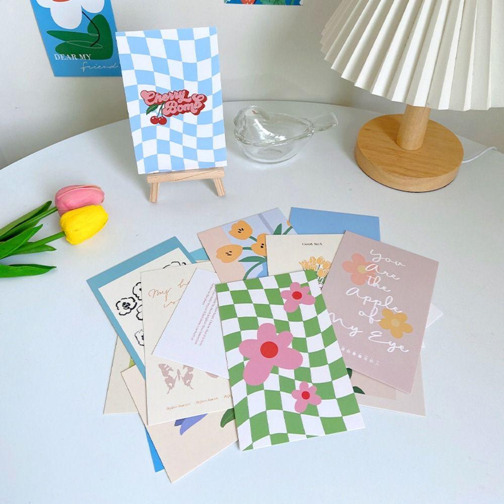 30Sheets Colorful Flower Cute Decorative Card DIY Background Greeting Card  Photo Props