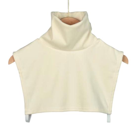 Fake Collar Pull-Over False Collar High-Neck Design Double-Sided Velvet Cold-Proof Neck Protector Autumn Winter Decoration