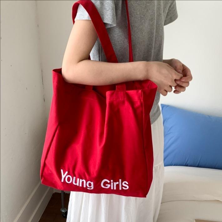 New Canvas Bag Women's Large-capacity Casual Versatile Fashion Shoulder Bag