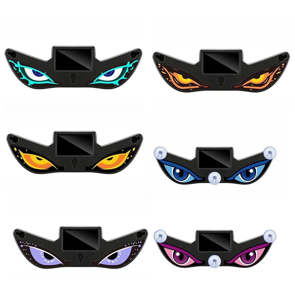 Wireless Solar LED Car Light Suction Cup Devil Eyes Car Light New Car Warning Light