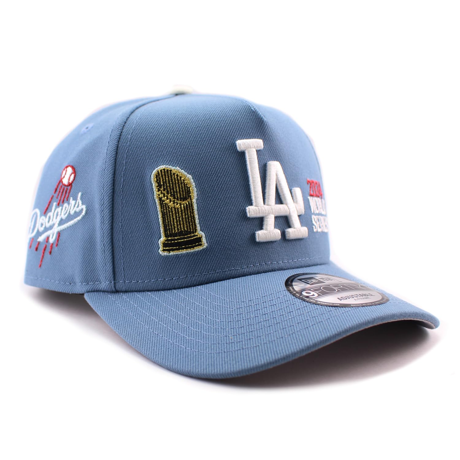 

New Era 2024 World Series Snapback Los Angeles Shohei A-Frame Cap, Blue, Dodgers, 940, Ohtani, AF, [Used] синий