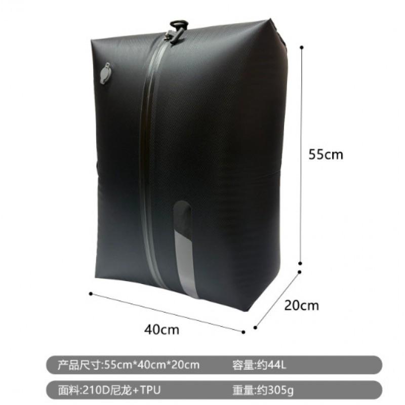 Vacuum Compression Bag TPU Waterproof Airtight Storage Travel Clothes Bedding Large Capacity 44L 44L