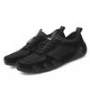 Large size 2021 summer casual leather shoes breathable mesh shoes grid shoes running tide shoes rubber outsole outdoor