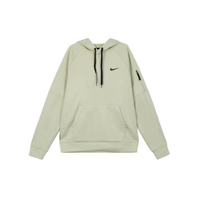 Solid Color Training Pullover Hoodie Long Sleeve Men Tops Green DQ4835-371