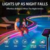 Pool Lights for Above Ground Pool Colorful Rope Lights Solar Outdoor Lights Garden Decorative Lights Holiday Ambient Lights LED Pool Lights