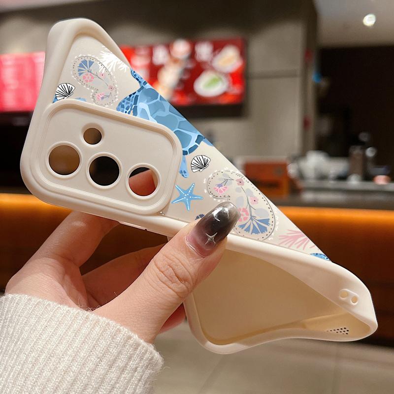 Cute Turtle Soft Case For Samsung Galaxy S25 Edge S24 S25 S23 S22 Ultra S24 FE A56 A55 A54 A36 A15 A25 A16 A26 5G Phone Cover