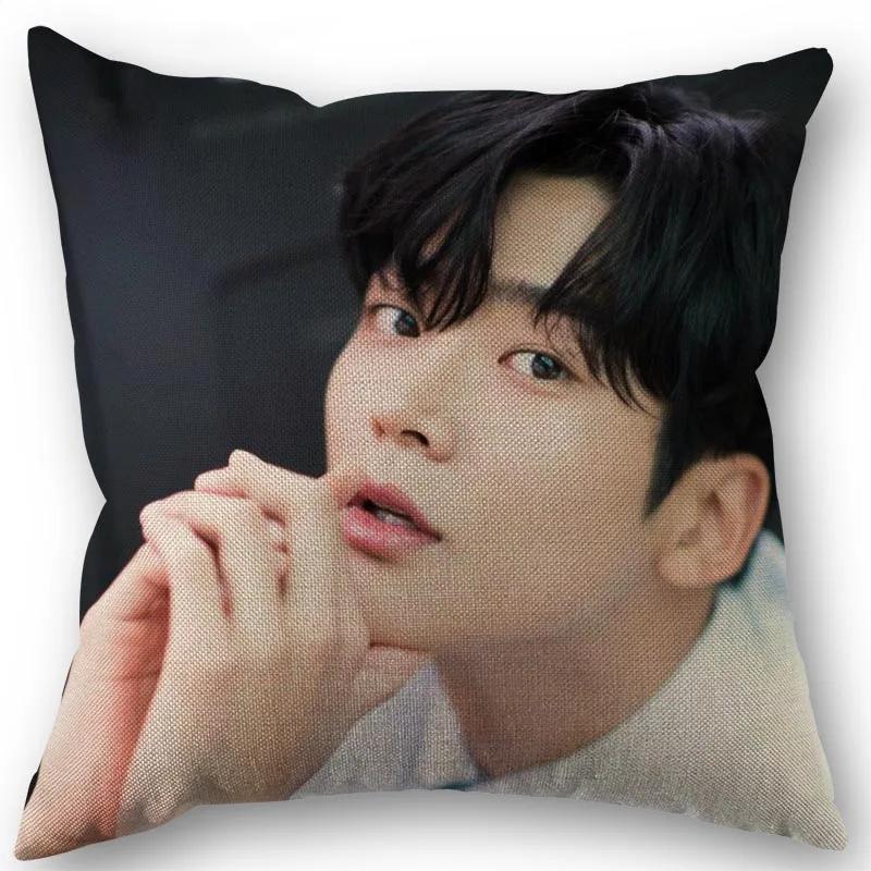 45X45cm Pillow Cover SF9 Rowoon Square Zipper Cotton Linen Pillow Cases Bedroom Home Wedding Decorative Pillowcase 0913