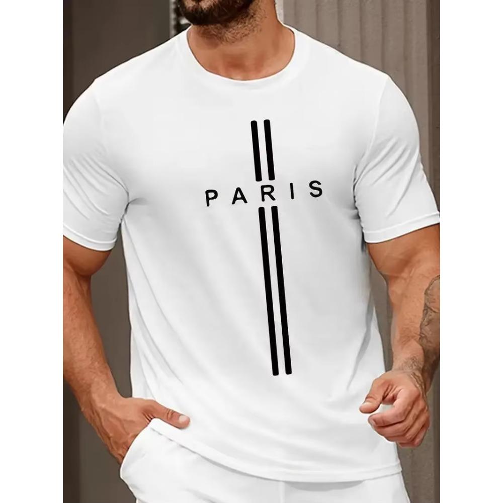 Print Men's Graphic Design Crew Neck T-shirt Casual Comfy Tees Tshirts Men's Clothing Tops For Daily Vacation Resorts