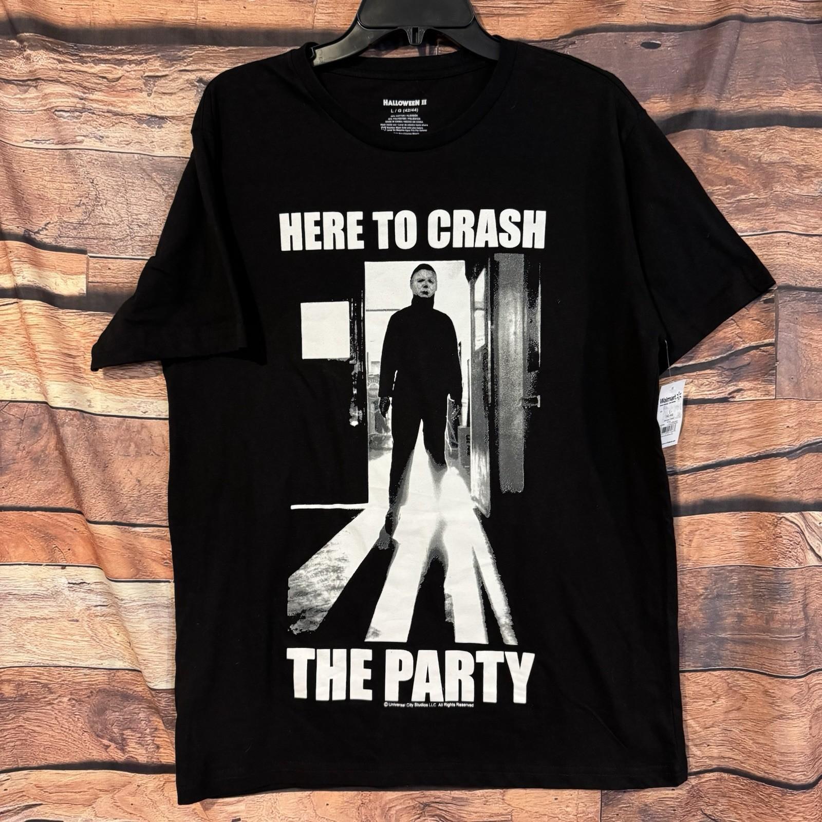 Halloween II L Michael Myers Crash The Party Horror Movie The Shape Unisex T-Shirt XXXXL