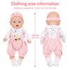 18inch Doll Clothes Soft Winter Autumn Wear Doll Clothing For 43cm Girl Doll Children Roleplay Acitivty Toy Accessory