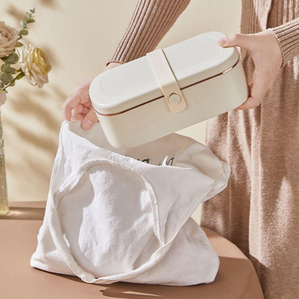 Japanese Style Keep Warm Lunchbox Divided Constant Temperature Lunch Box Heated Lunch Box Winter