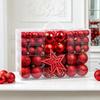 101Pcs Plastic Christmas Ball Set Multiple Color Christmas Ball Gift Box  Home Decor