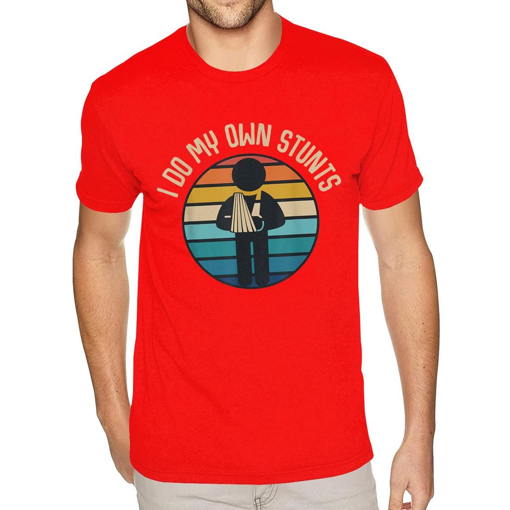 I Do My Own Stunts Get Well Gifts Funny Injury Han Fashionable T Shirts Plus Size Boys Online Photo T Shirts