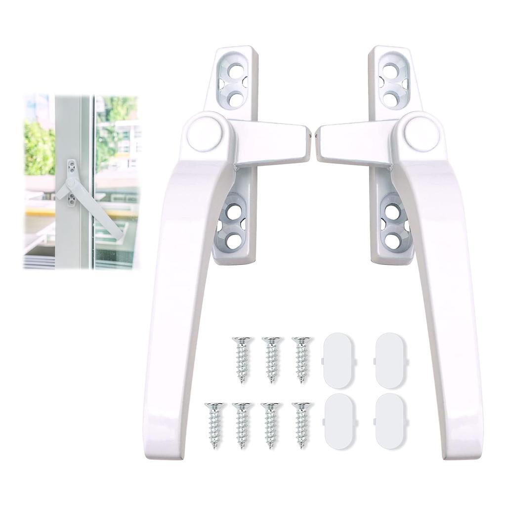 Upgraded Window Handle with Secures Grip Heat & Corrosion Resistant Smooth Handle Simple Installation for Household