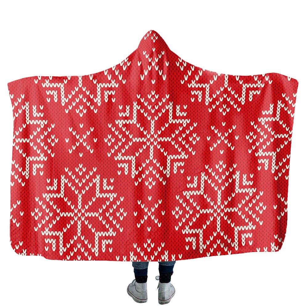 Customizable Casual Hooded Cloak, Flannel Lamb Wool, Polyester Custom-made Pictures Striped Plaid Solid Color Fonts