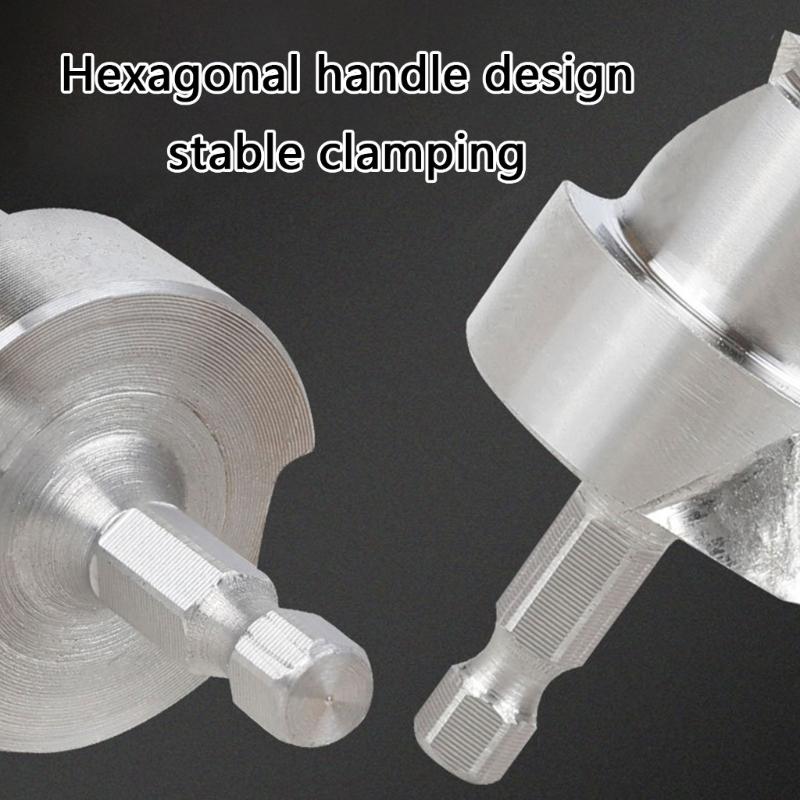 Steel Double/Triple Edged PVC Lifting Stepped Drill Bit for Precise Water Pipe Cutting Hole Expansion Hole Opener Tool