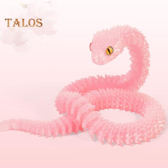 Ornament șarpe imprimat 3D 30cm/40cm/60cm cu articulații mobile, figurine șarpe pentru noptieră, jucărie pentru farsă, decor pentru birou