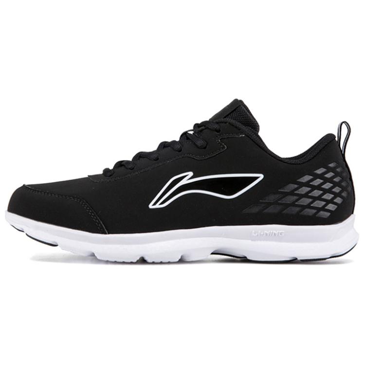 

LiNing Low Top Running Shoes Unisex Black White 43