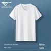 Septwolves Men's Pure Cotton V-Neck Short Sleeve T-Shirt