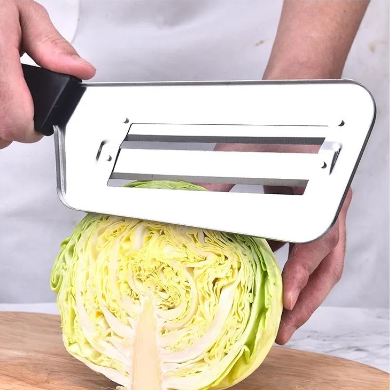 Kitchen Multifunctional Cabbage Cutting Knife, Stainless Steel Cutting Knife Suitable for Cutting Cabbage and Vegetables