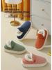 2024 Winter Non-slip Cotton Slippers: Men’s & Women’s Thick Soled Indoor/Outdoor Warm Shoes