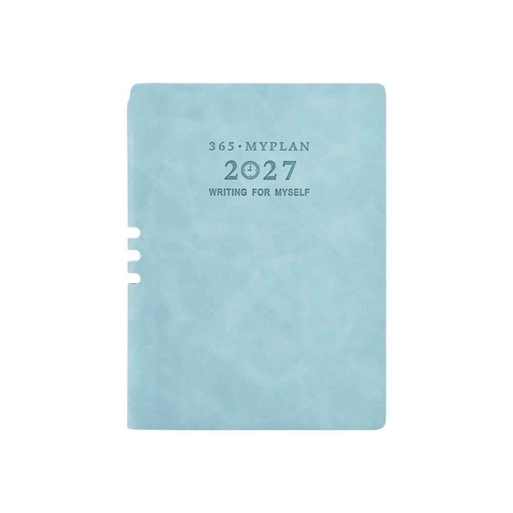 Portable 2027 Planner Notebook PU Leather Daily Agenda New Business Notebook Office